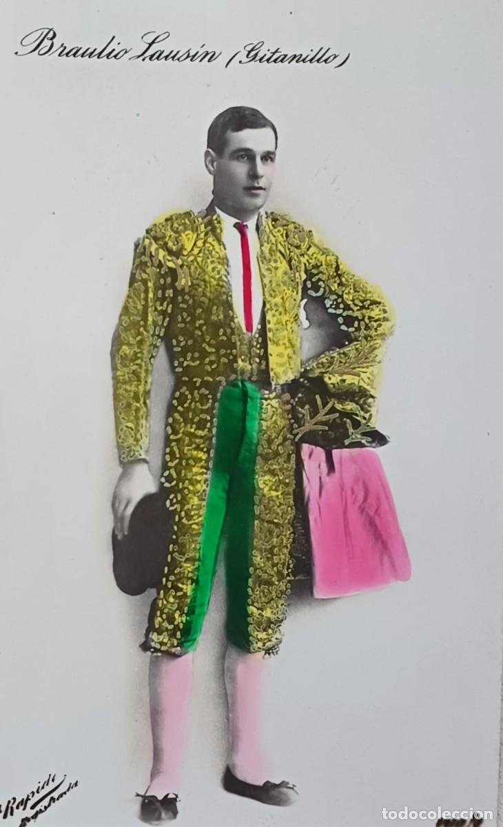 Postales: Braulio Laus&iacute;n, &rdquo;Gitanillo de Ricla&rdquo;. Excepcional. - Foto 1
