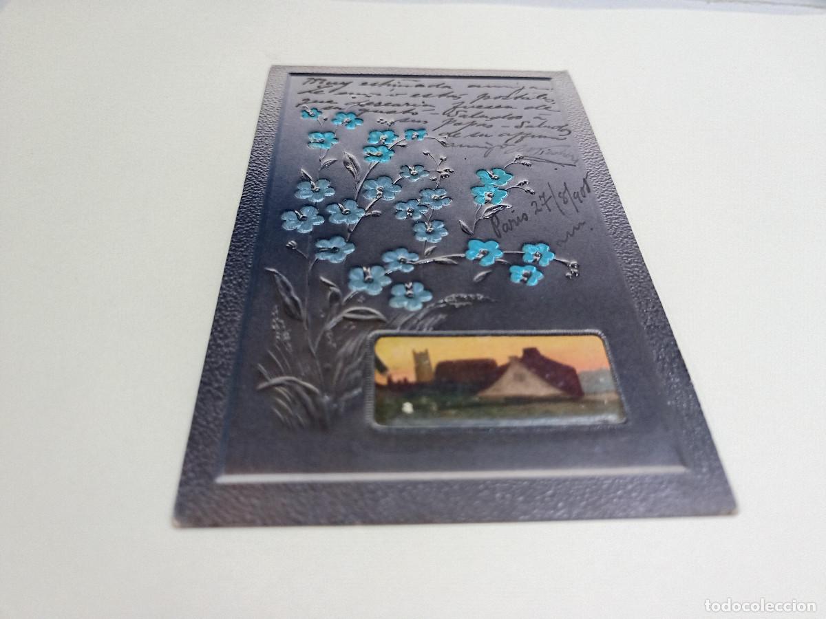 Postales: POSTAL MODERNISTA CON RELIEVES - Foto 1