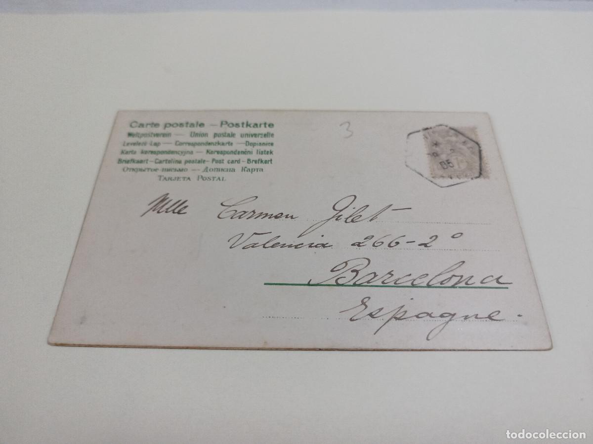 Postales: POSTAL MODERNISTA CON RELIEVES - Foto 2