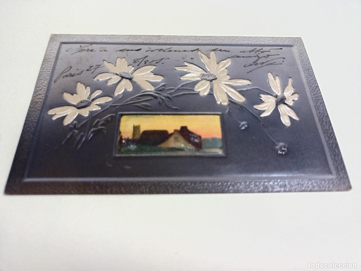 Postales: POSTAL MODERNISTA CON RELIEVES - Foto 1