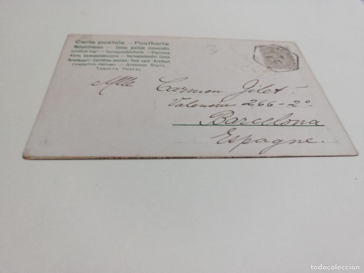 Postales: POSTAL MODERNISTA CON RELIEVES - Foto 2
