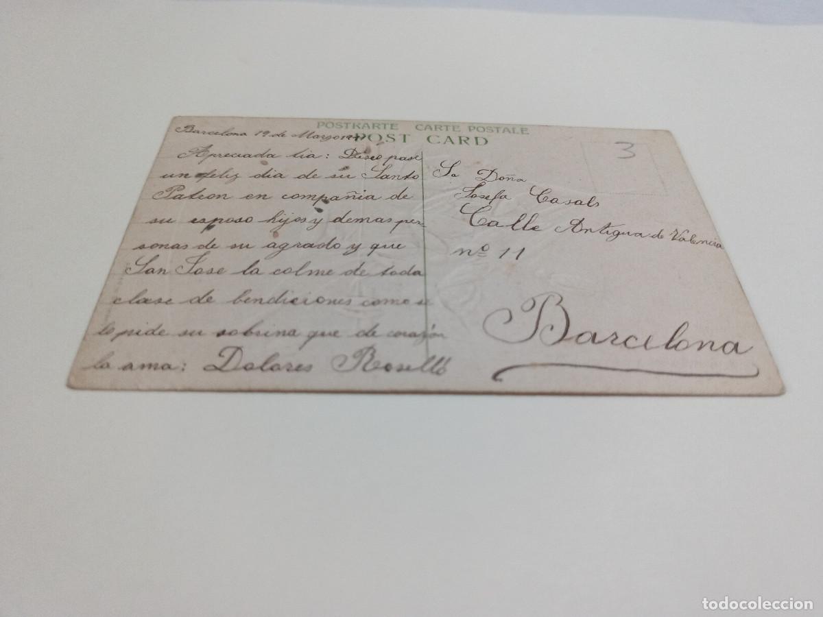 Postales: POSTAL MODERNISTA CON RELIEVES - Foto 2