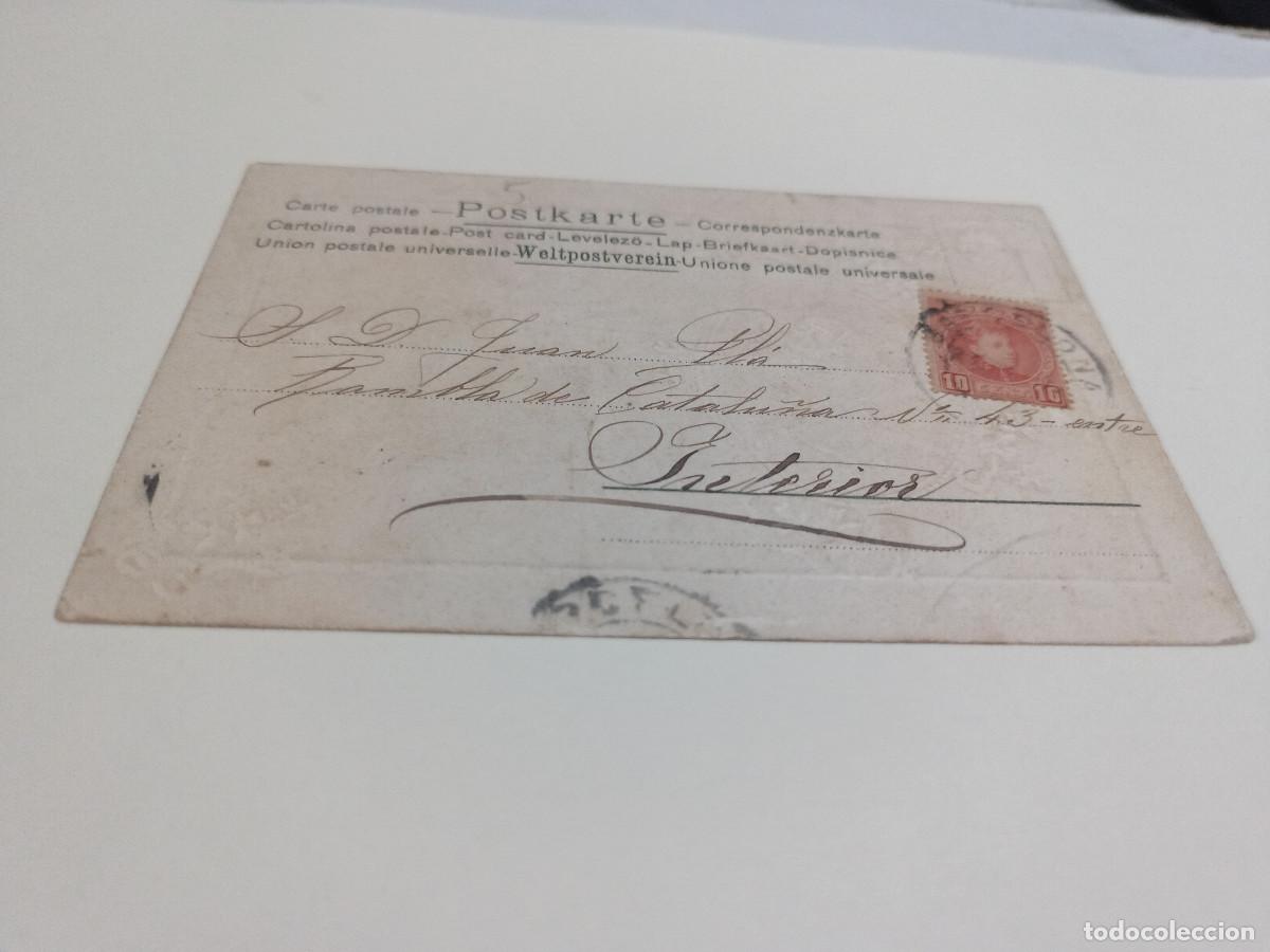Postales: POSTAL MODERNISTA CON RELIEVES - Foto 2