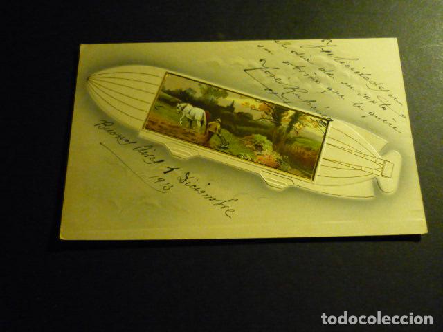Postales: PAISAJE EN ZEPPELIN POSTAL - Foto 1