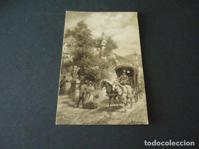 Postales: LLEGADA DE LA DILIGENCIA POSTAL - Foto 1