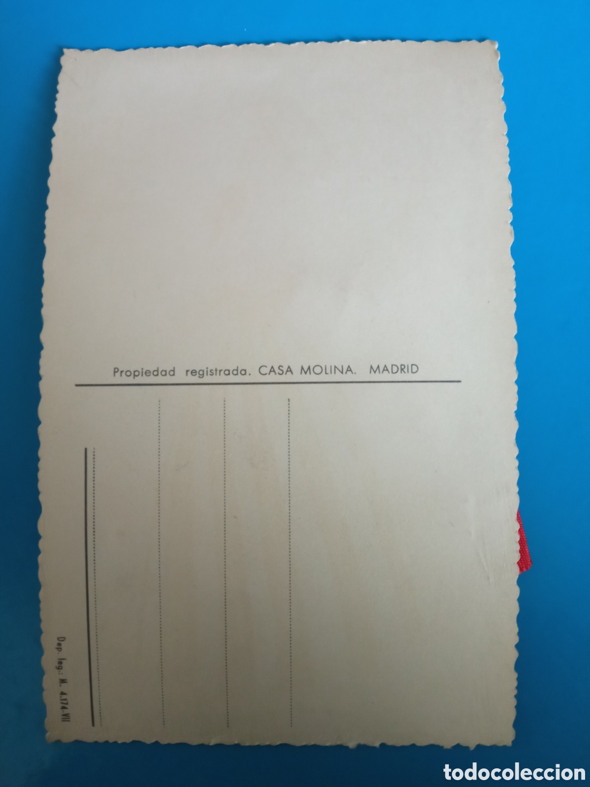 Postales: Antigua postal bordada, Madrid - Foto 2