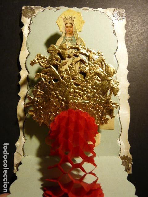 Postales: INMACULADA CONCEPCION POSTAL DESPLEGABLE - Foto 2