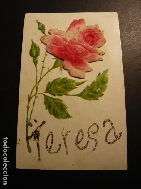 Postales: FLOR EN TERCIOPELO POSTAL - Foto 1