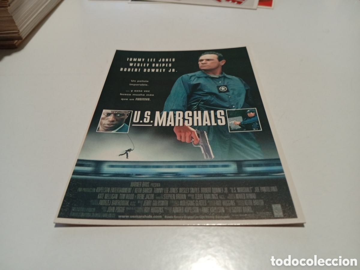 Postales: Postal Cine U.S.Marshals - Foto 1