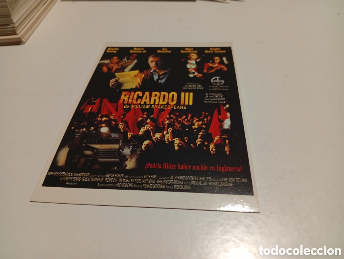 Postales: Postal Cine Ricardo lll - Foto 1