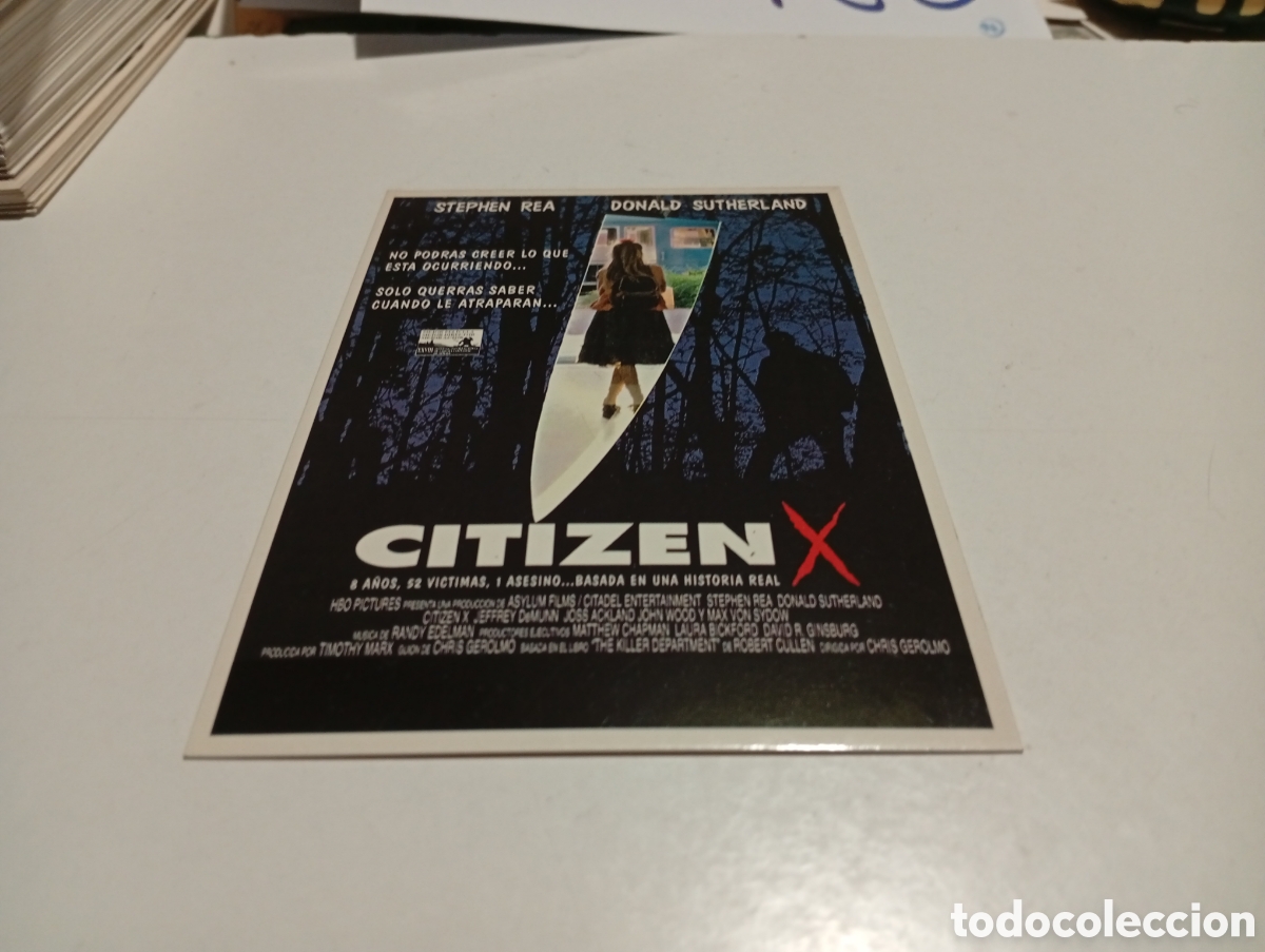 Postales: Postal Cine citizen X...... - Foto 1