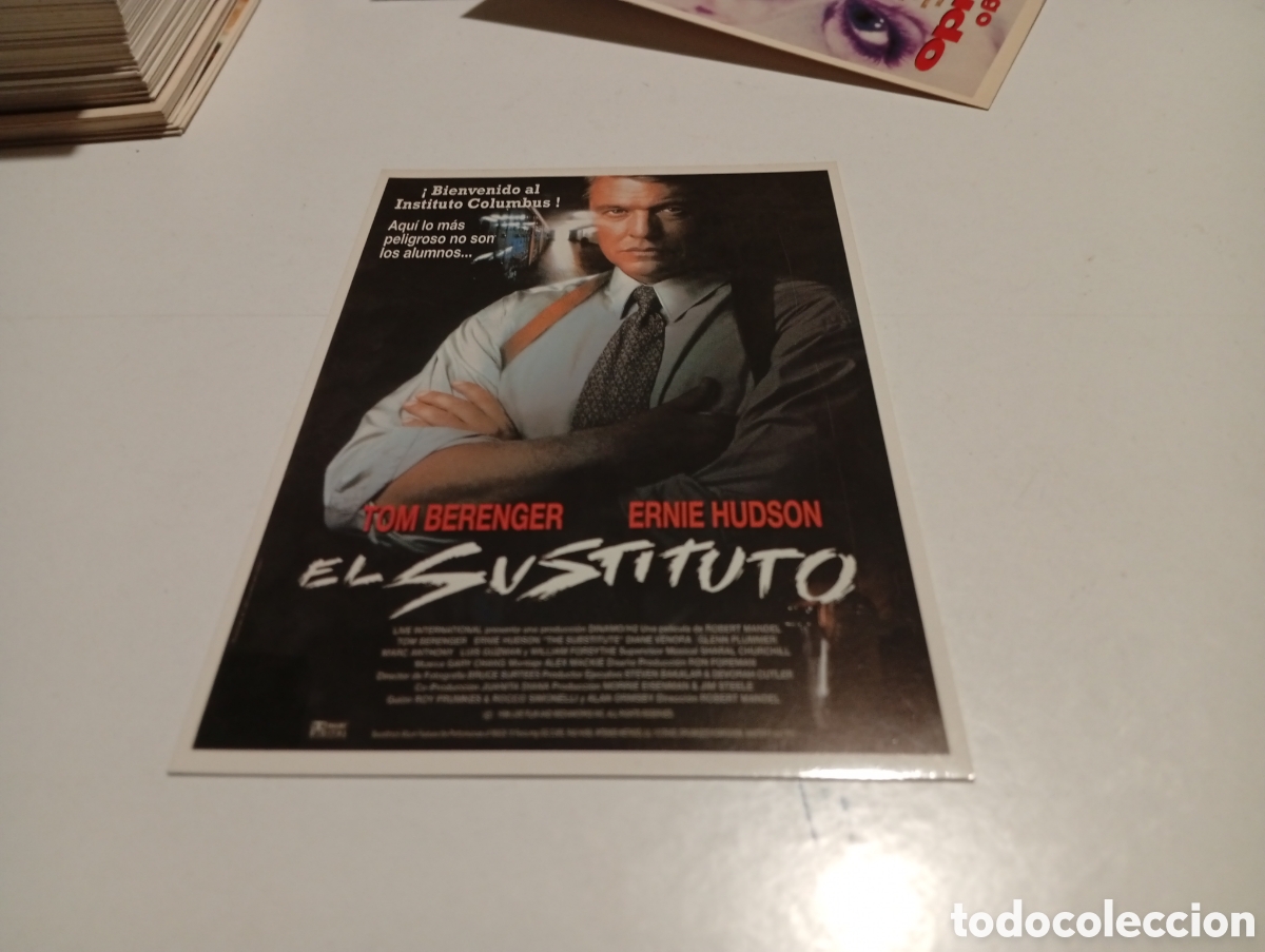 Postales: Postal Cine El sustituto - Foto 1