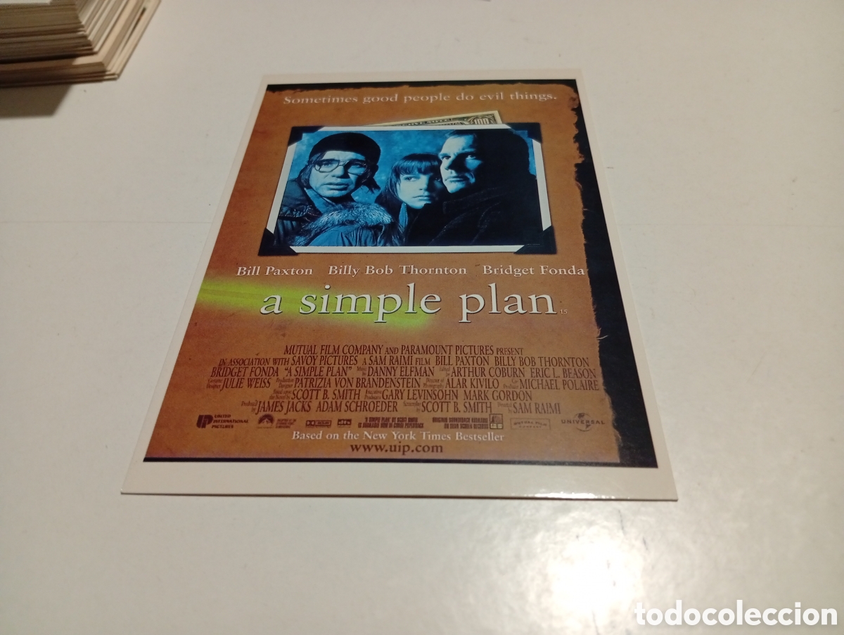Postales: Postal Cine a simple plan - Foto 1