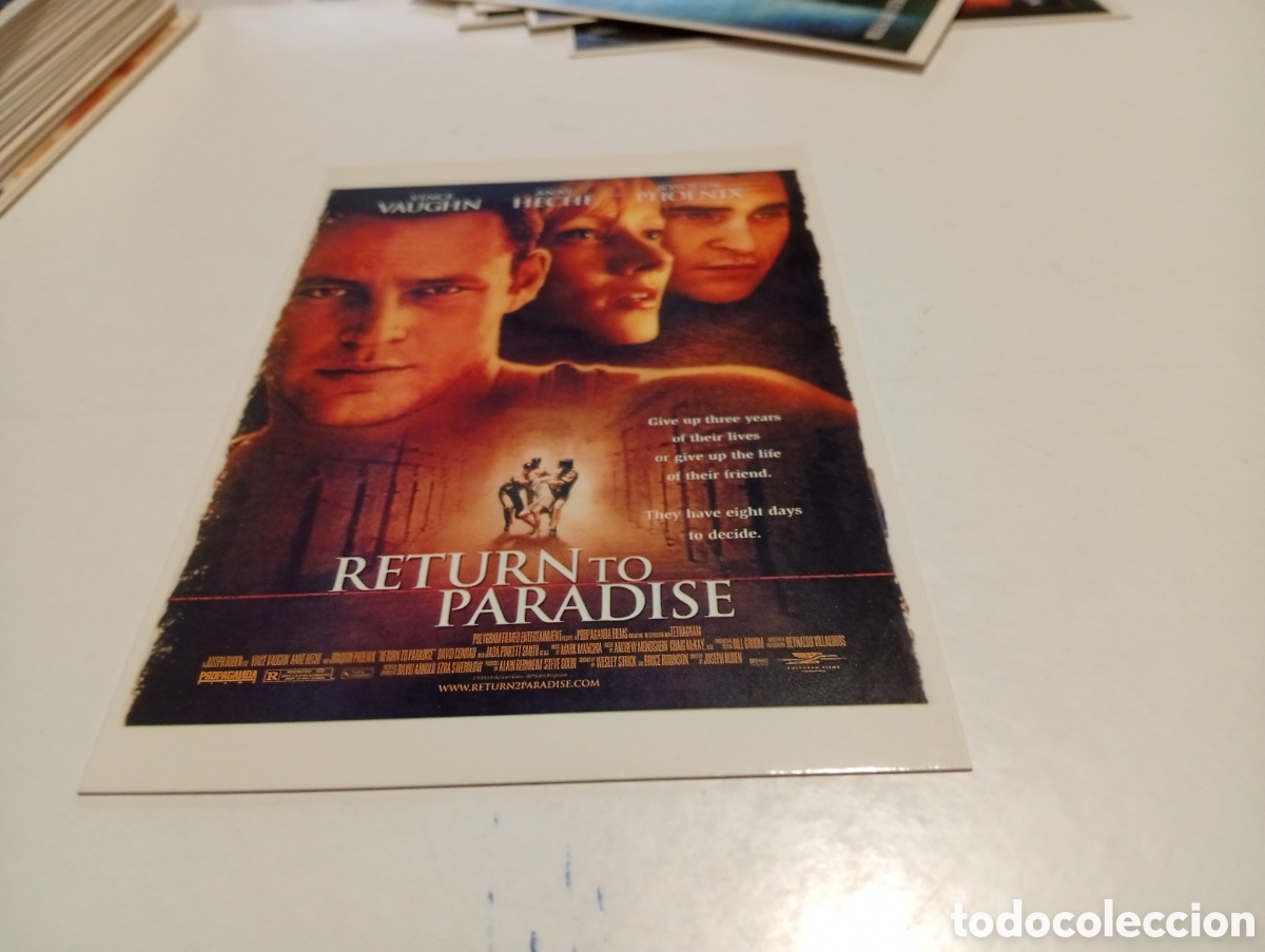 Postales: Postal Cine Return to Paradise - Foto 1