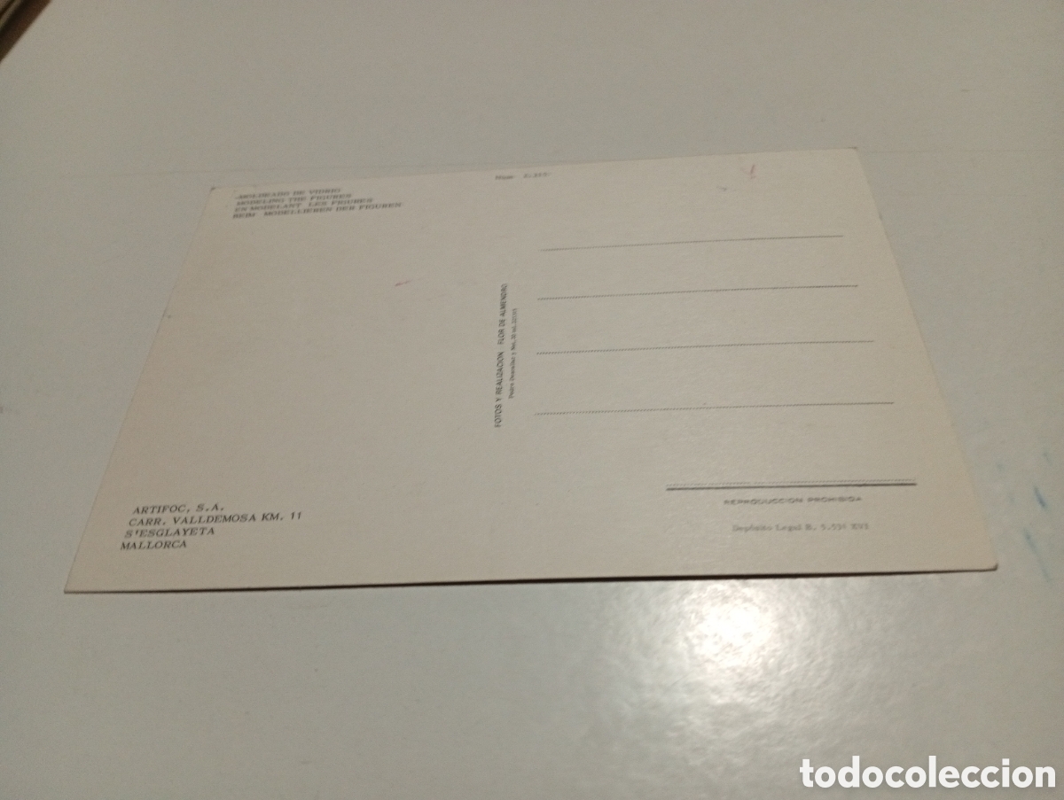 Postales: Postal moldeado de vidrio - Foto 2