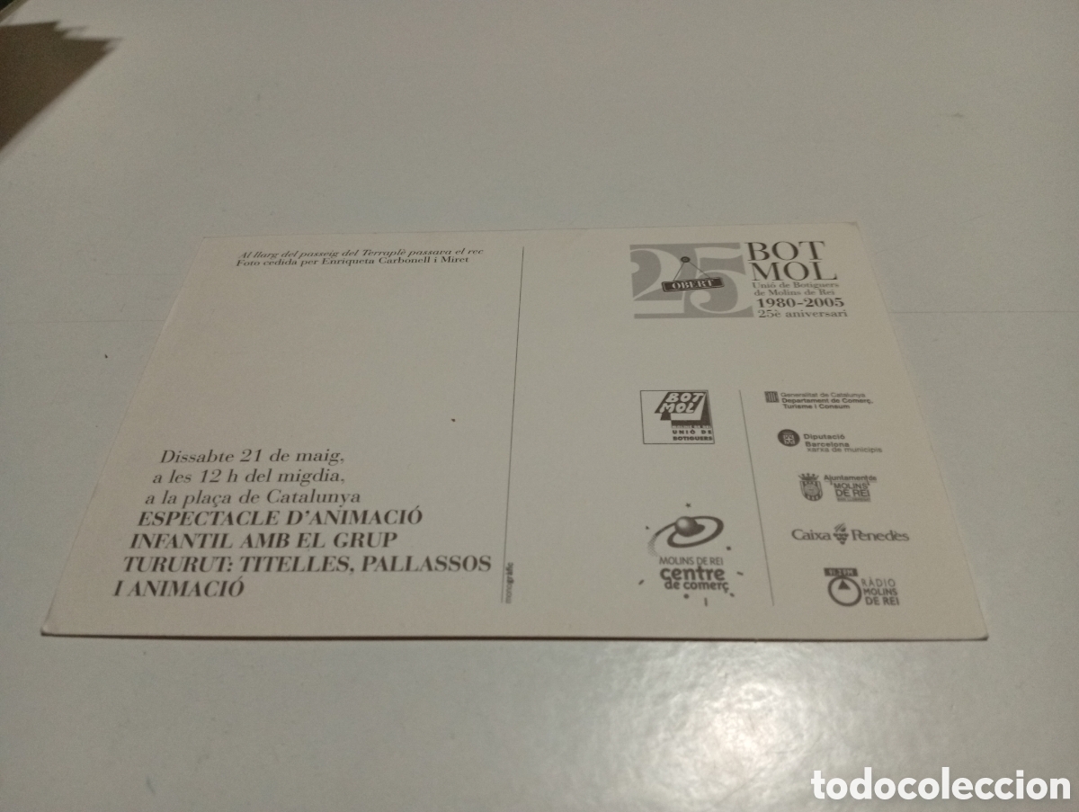 Postales: Postal BOT MOL,espectacle animacio infantil,tururut - Foto 2