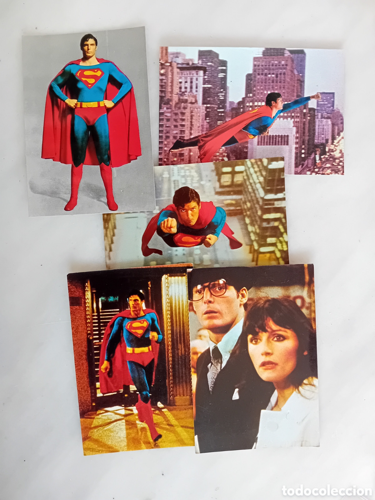 Postales: superman lote 5 postales sin circular - Foto 1