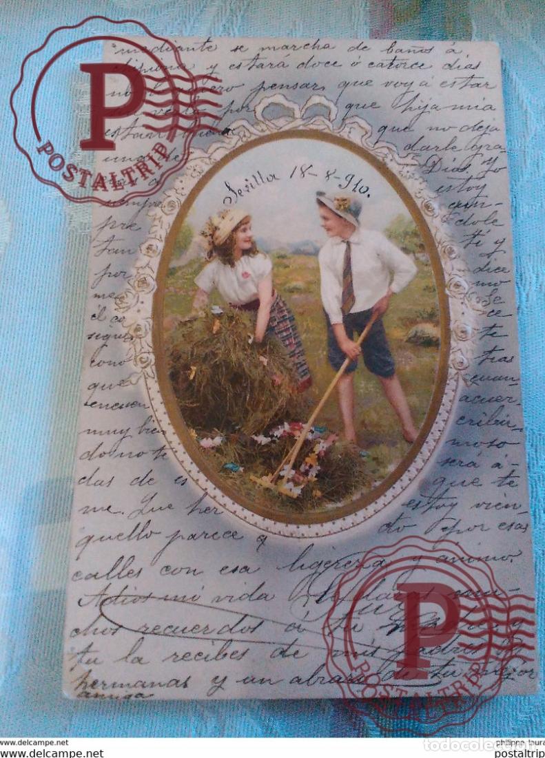 Postales: SEVILLA 1910. RELIEVE - Foto 1