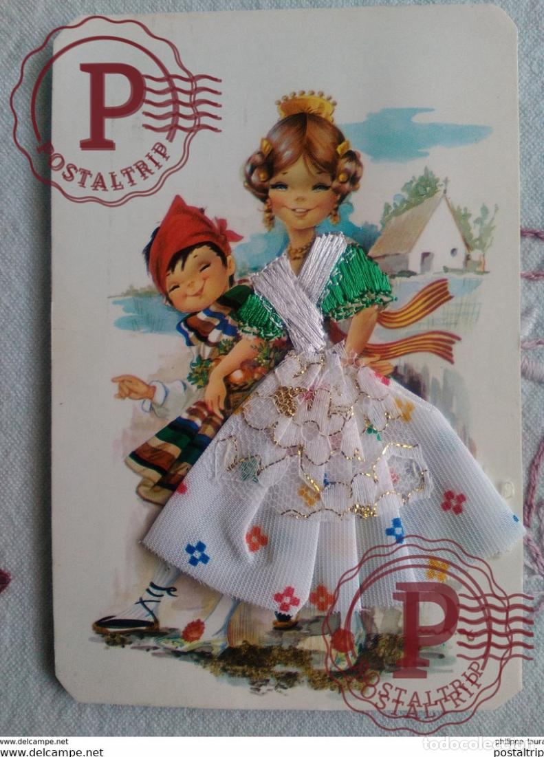 Postales: POSTAL BORDADA CATALU&Ntilde;A - Foto 1