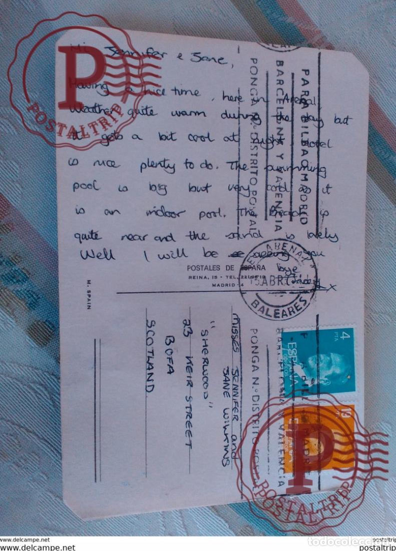 Postales: POSTAL BORDADA FOLKLORE ESPA&Ntilde;A - Foto 2