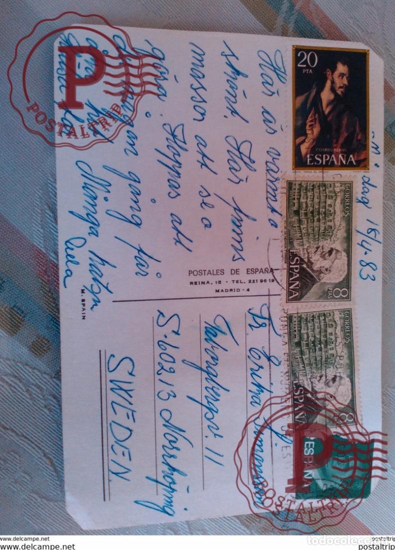 Postales: POSTAL BORDADA MALAGA - Foto 2