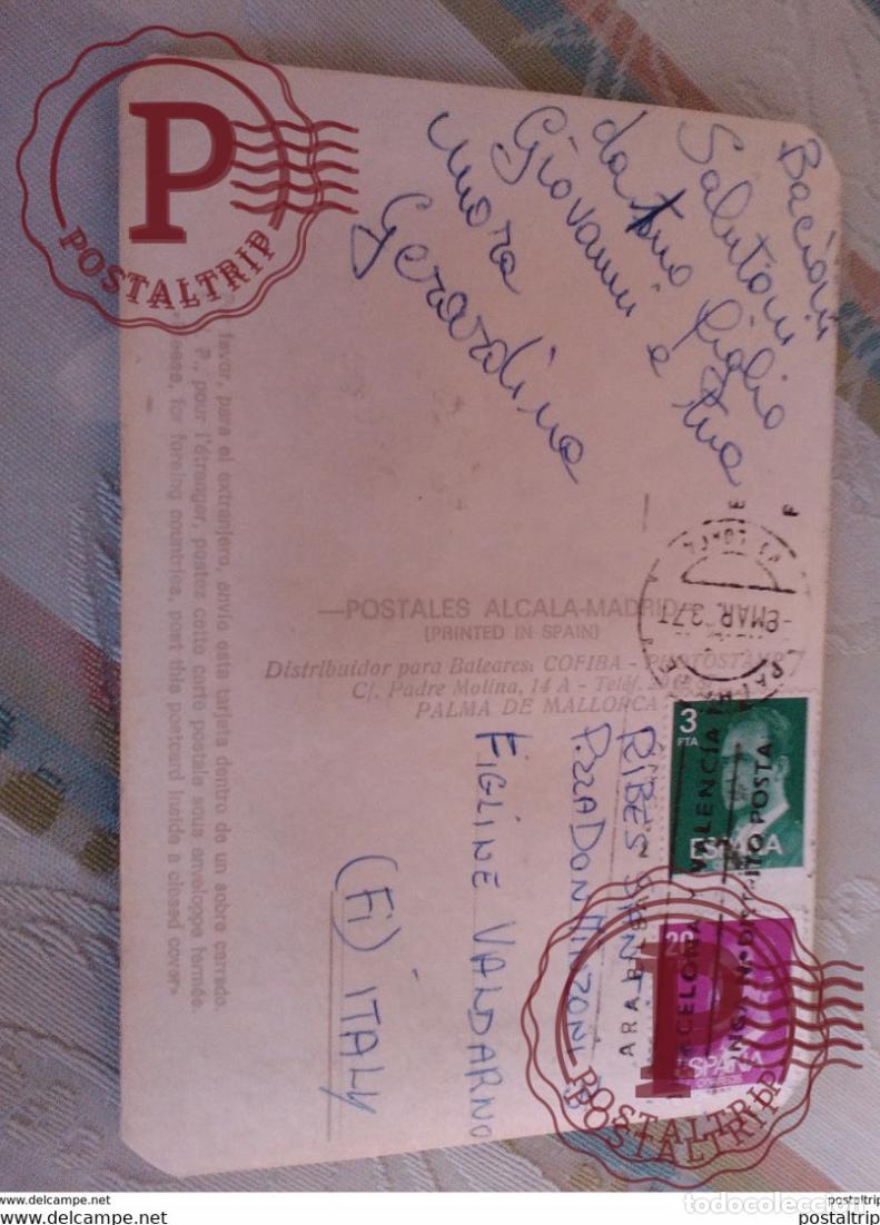 Postales: POSTAL BORDADA MALAGA - Foto 2
