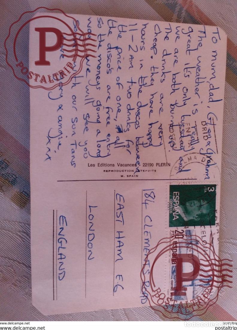 Postales: POSTAL BORDADA MADRID - Foto 2
