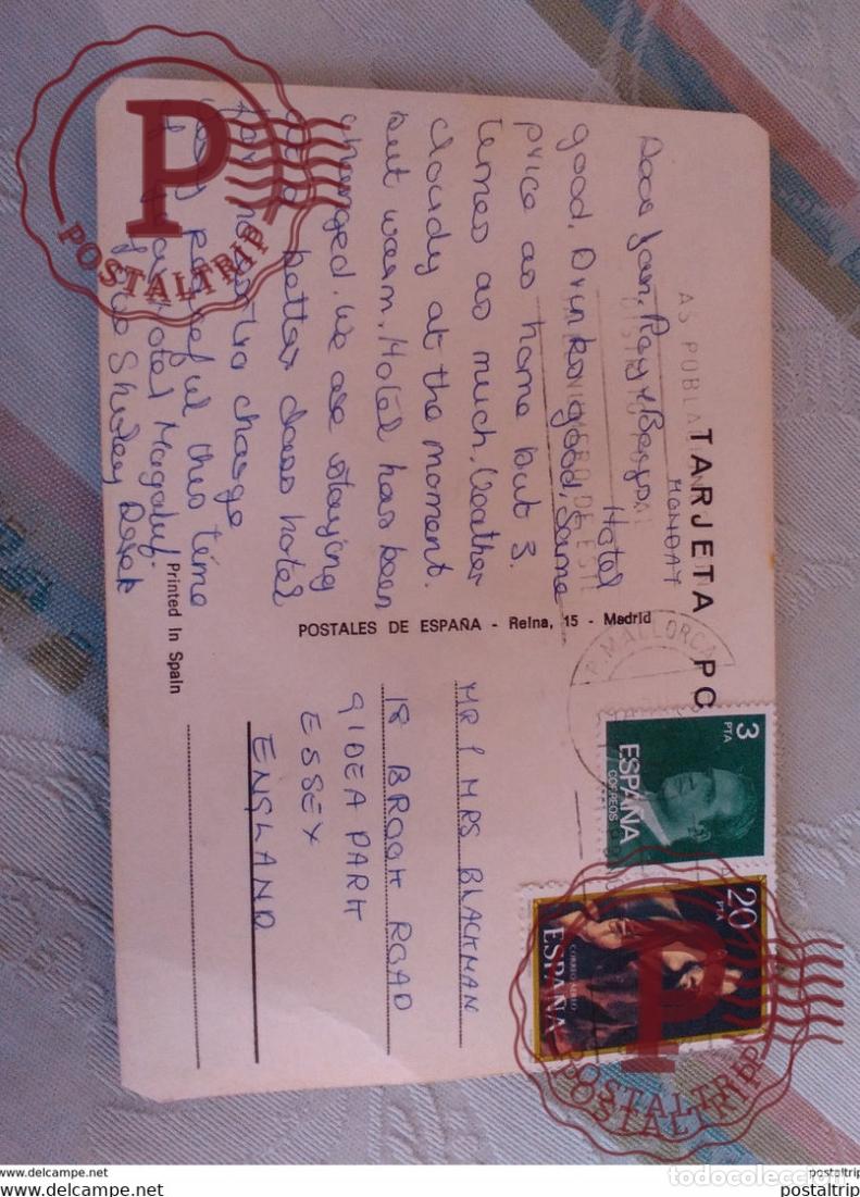 Postales: POSTAL BORDADA. FLAMENCOS - Foto 2