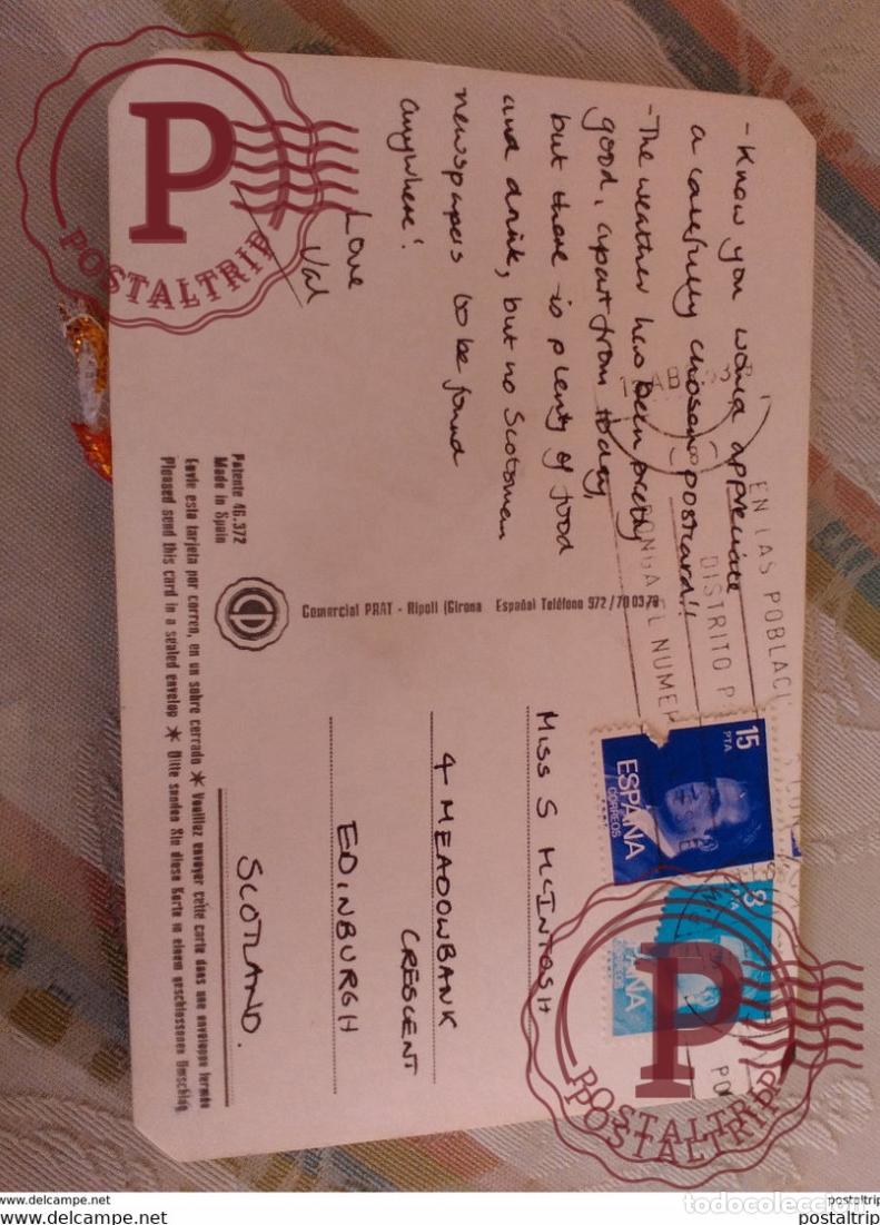 Postales: POSTAL BORDADA. ARIAS - Foto 2