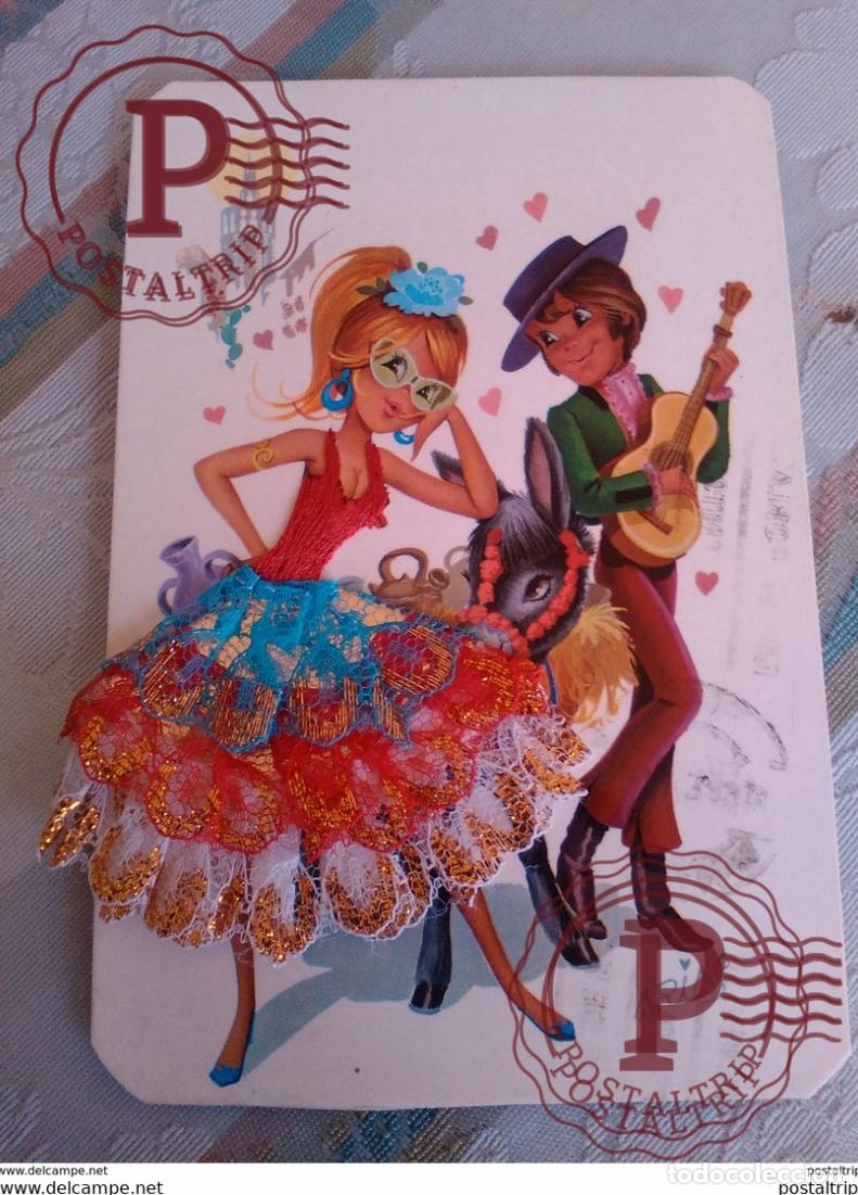 Postales: POSTAL BORDADA. ARIAS - Foto 1