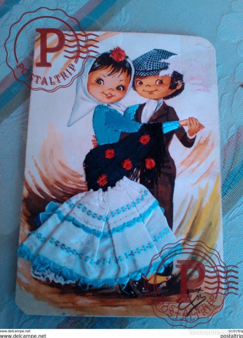 Postales: POSTAL BORDADA. MADRID - Foto 1