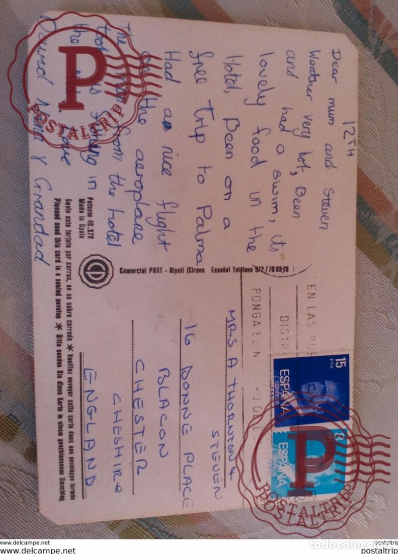 Postales: POSTAL BORDADA. - ARIAS - Foto 2