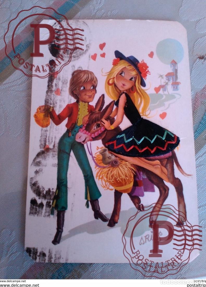 Postales: POSTAL BORDADA. ARIAS - Foto 1
