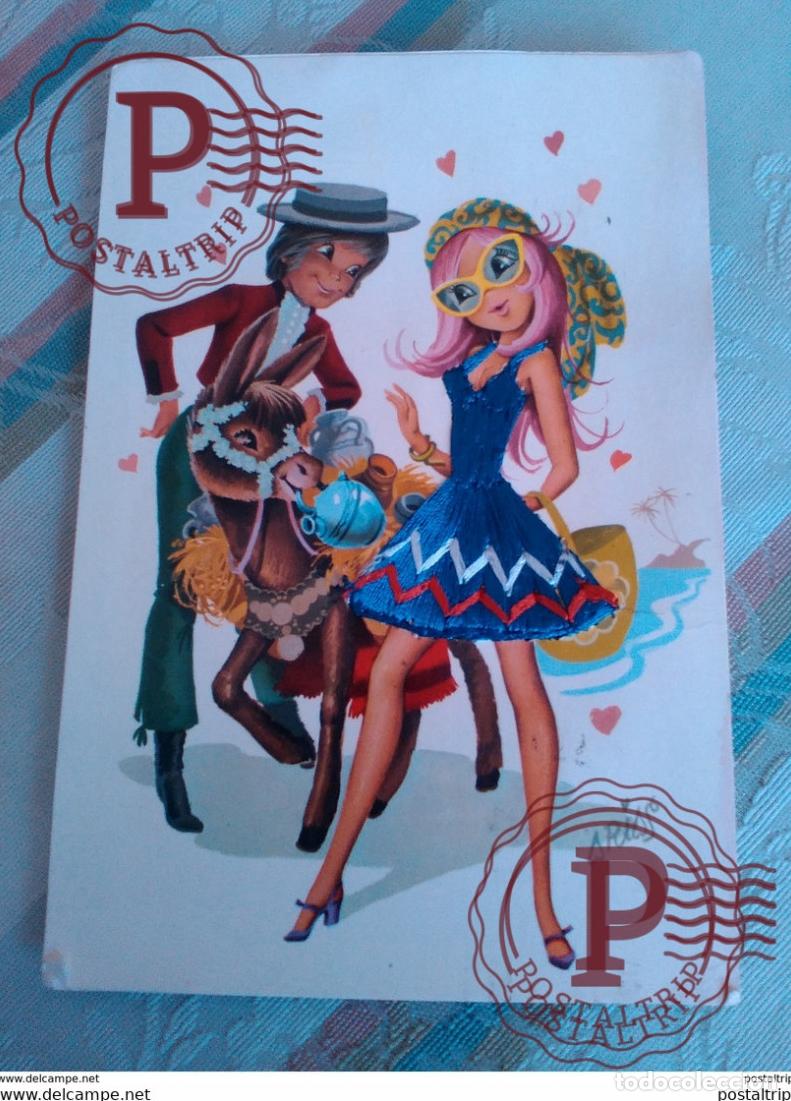 Postales: POSTAL BORDADA. ANDALUCIA - Foto 1