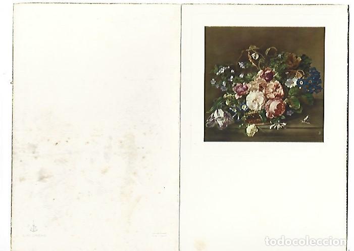 Postales: FELICITACION CON CENTRO DE FLORES - Foto 1