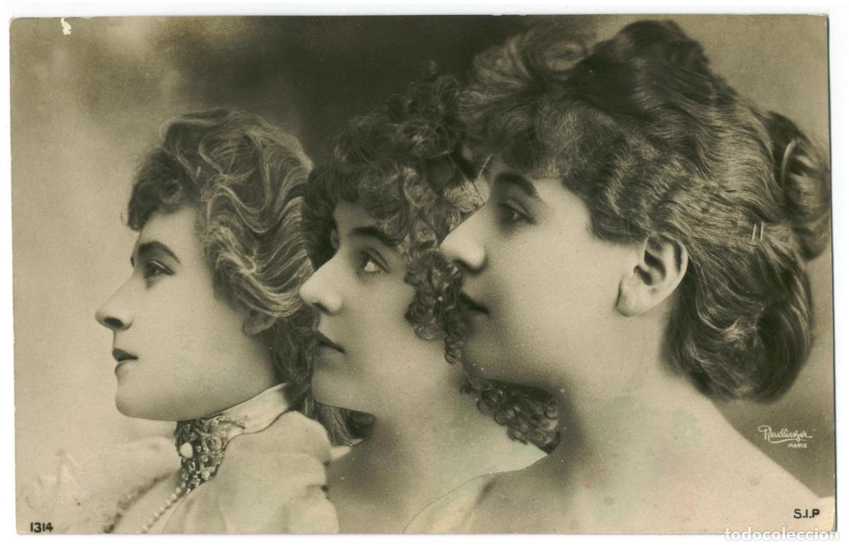 Postales: Postal Monjaje con Varias Actrices_SIP. 1314 - Foto 1