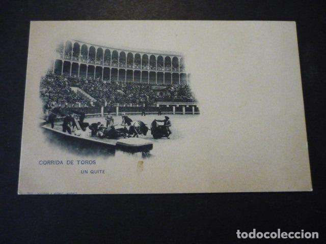 Cartes Postales: CORRIDA DE TOROS UN QUITE HAUSER Y MENET SIN DIVIDIR