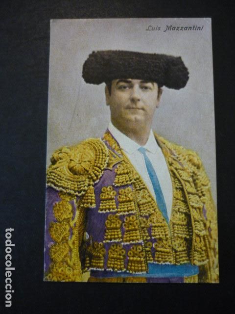 Postais: TORERO LUIS MAZZANTINI POSTAL REVERSO SIN DIVIDIR ED. THOMAS MADRID