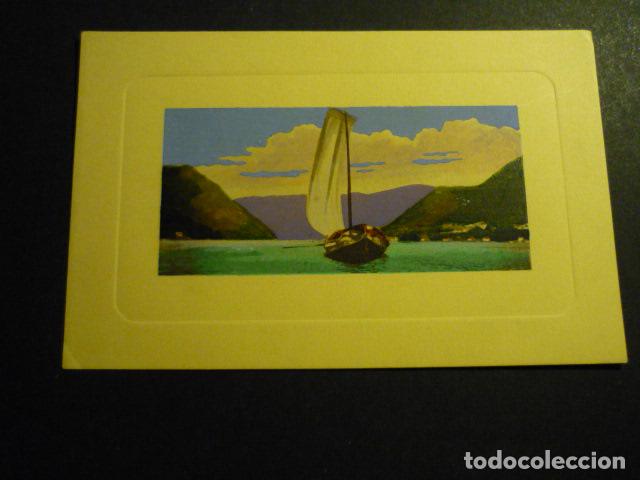 Postales: BARCA DE PESCADORES POSTAL ILUMINADA - Foto 1