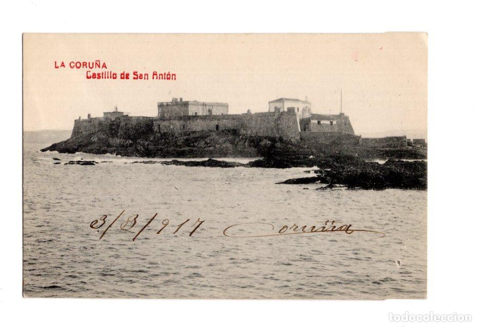 Postales: LA CORU&Ntilde;A.- CASTILLO DE SAN ANT&Oacute;N. - Foto 1