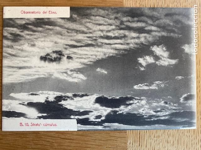 Postales: Observatorio del Ebro. B.10. Strato-c&uacute;mulos. Ed.ATV. Sin circular