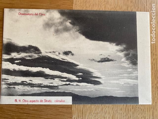 Postales: Observatorio del Ebro. B.11. Otro aspecto de Strato-cumulus. Ed.ATV. Sin circular