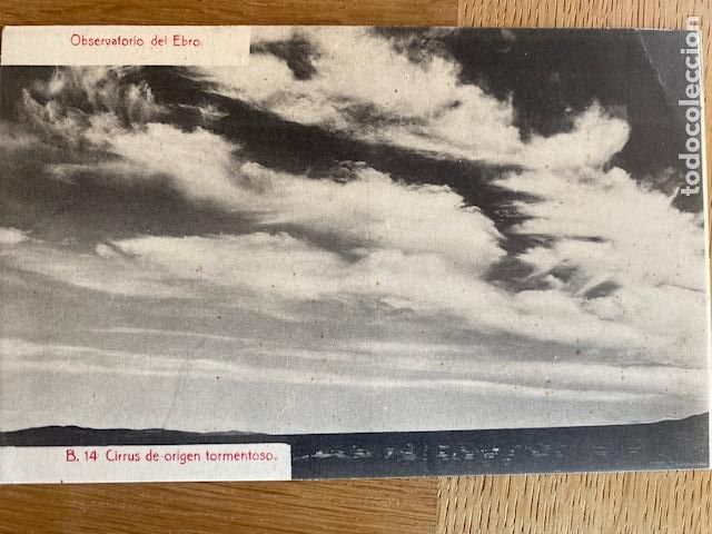 Postales: Observatorio del Ebro. B.14. Cirrus de origen tormentoso. Ed.ATV. Sin circular