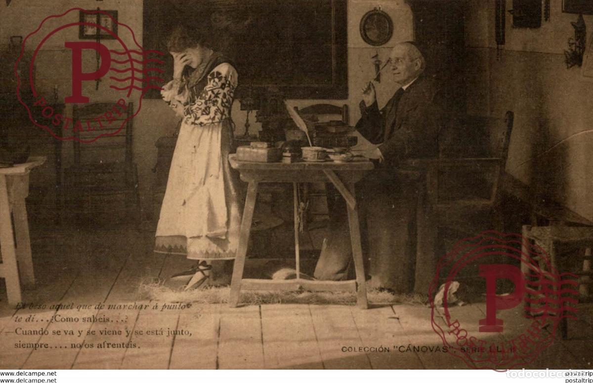 Postales: COLECCION C&Aacute;NOVAS SERIE LL 11