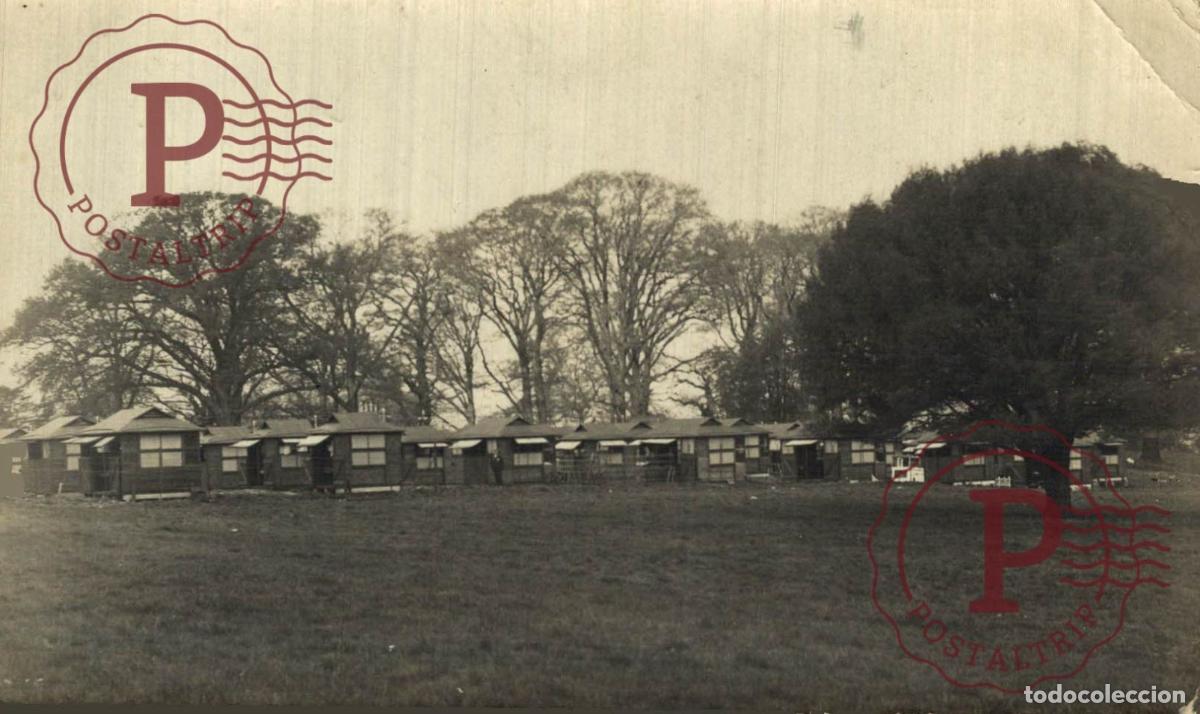 Postales: ESPA&Ntilde;A. SIN IDENTIFICAR, CAMPAMENTO. CAMPING. RPPC. FOTOGRAFICA.