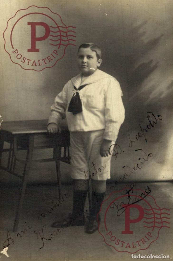 Postales: POSTAL FOTOGRAFICA. NI&Ntilde;O. MIRE REVERSO.