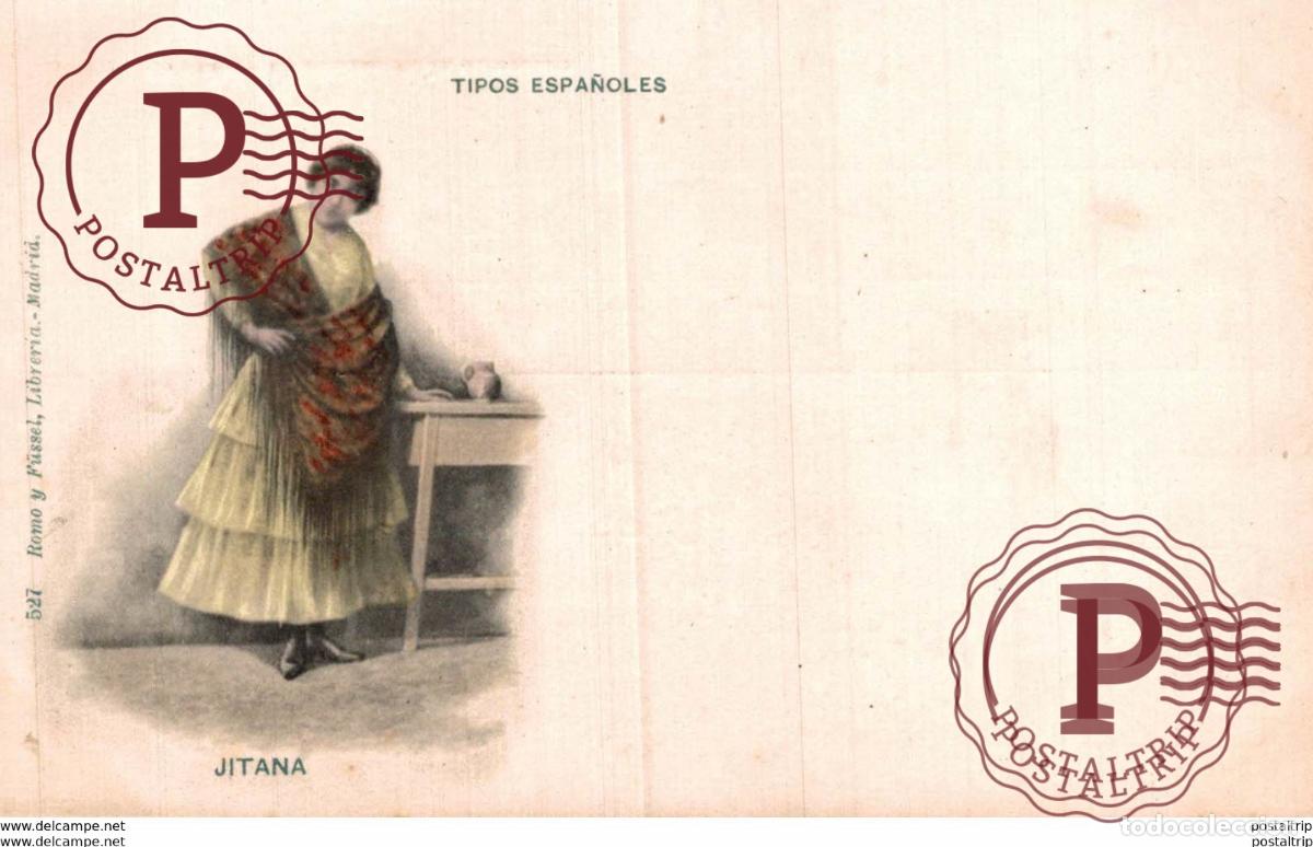Postales: TIPOS ESPA&Ntilde;OLES. JITANA - Foto 1