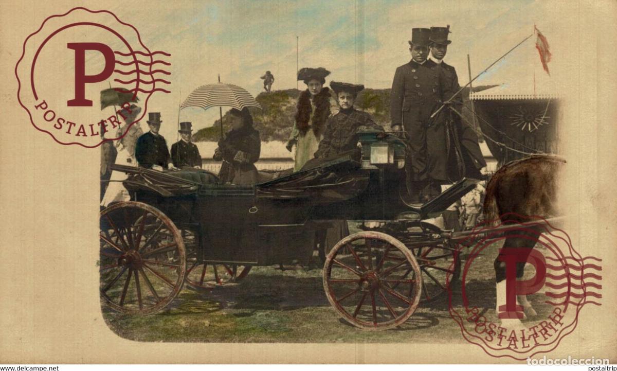 Postales: ESPA&Ntilde;A. COCHE ANTIGUO. - Foto 1