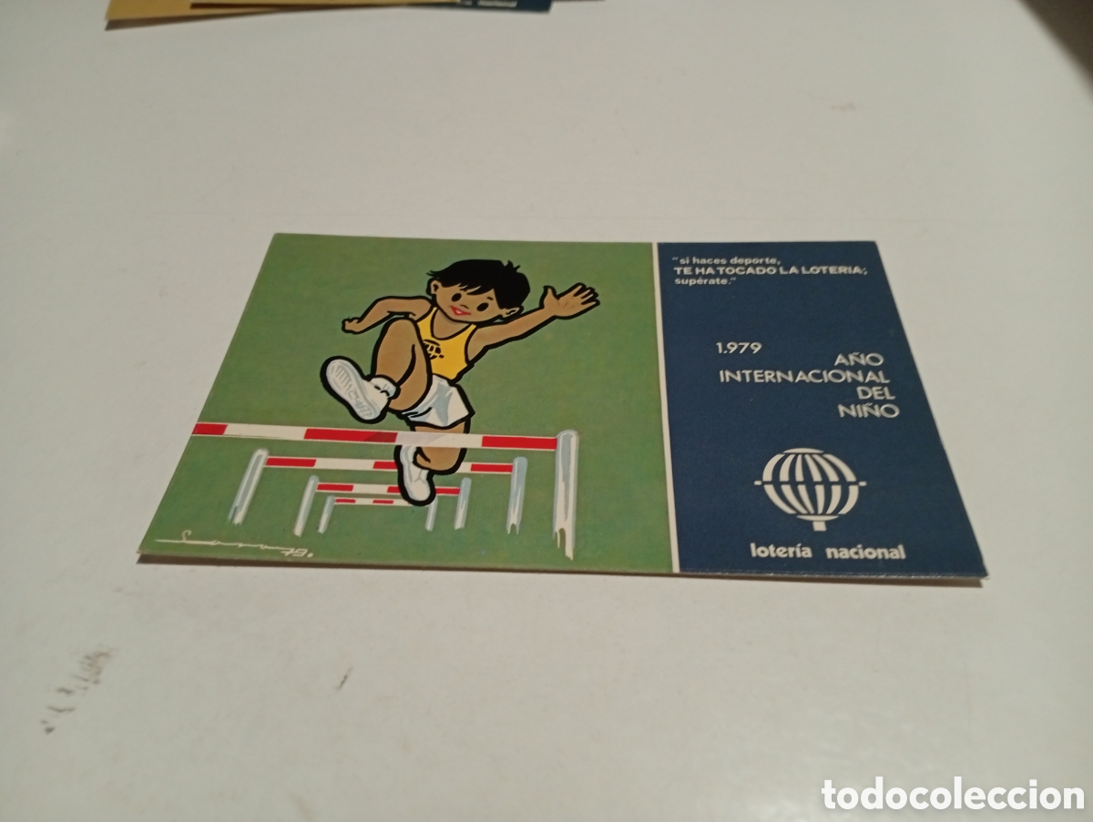 Postales: Postal loter&iacute;a nacional A&ntilde;o internacional del ni&ntilde;o 1979