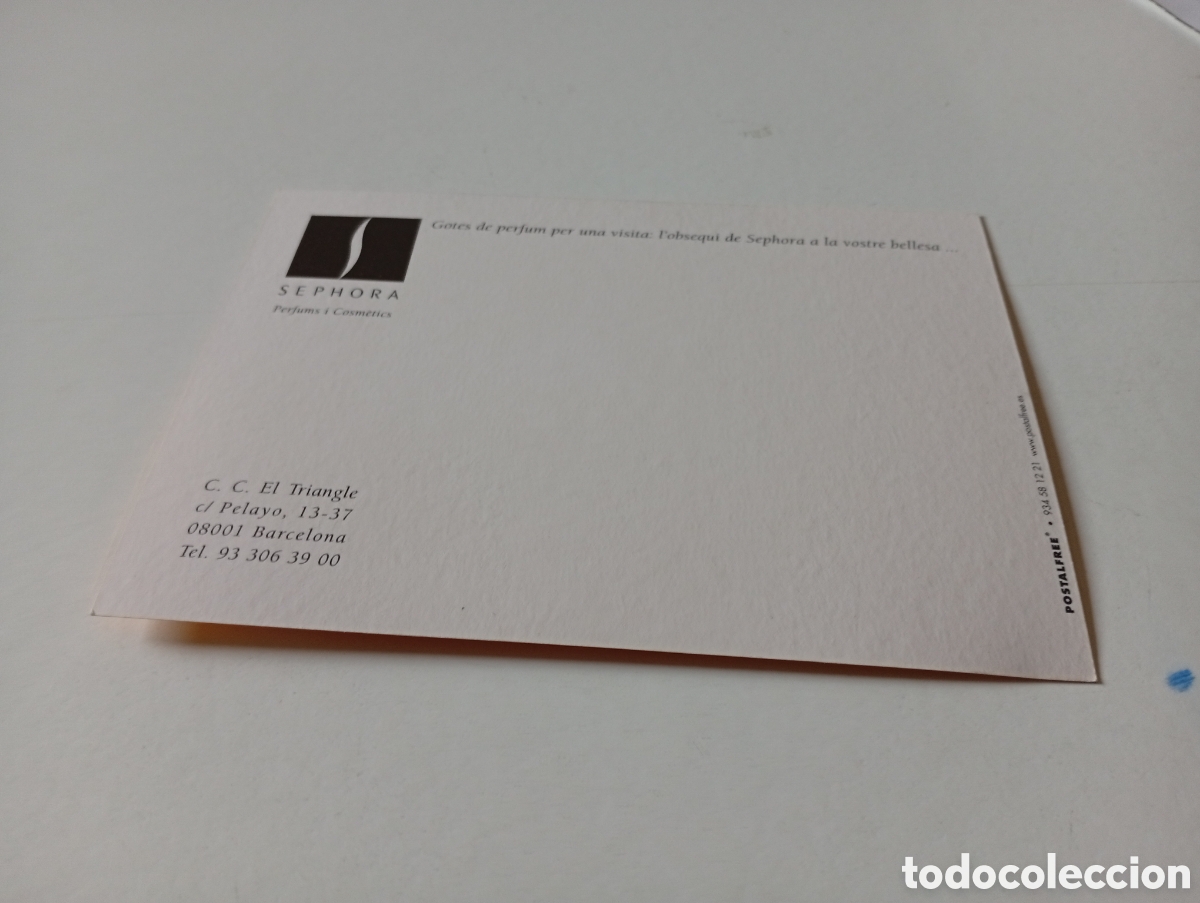 Postales: Postal Sephora perfume Barcelona - Foto 2